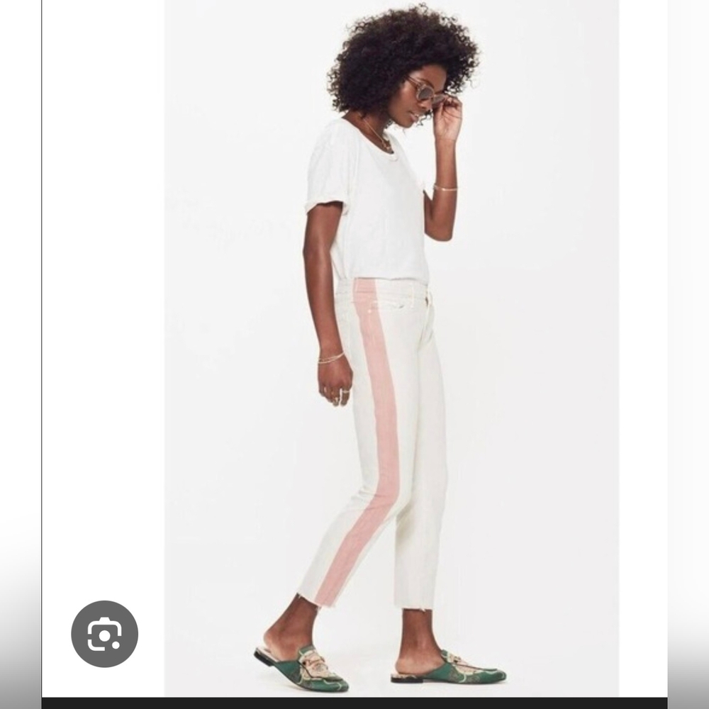 The Mother The Looker Ankle Fray Jeans